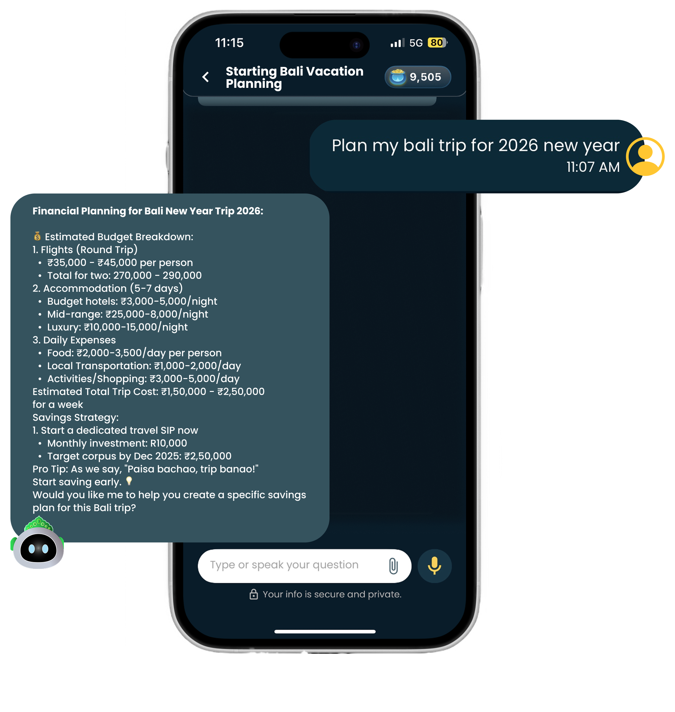 Kuber.AI Popout phone